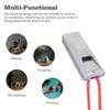 Boundless Voyage Titanium Whistle Emergency Survival Safety Whistles with Lanyard
