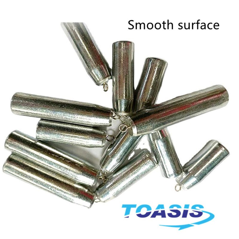 Toasis Bullet Fishing Weights Bank Sinker Set Assorted Sizes (30g/1.05_oz-10pcs)