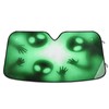 Spooky Aliens Car Windshield Sunshades Sun Shade Reflective Block UV