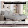 Queen Sleeper Sofa Bed Sheet Set - 400 TC 100%
