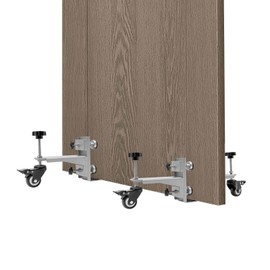 CUBELLIN Door Installation Roller Dolly 2 Pack Door Stud Kits for 1.375"-2.25" Doors Iron Door Installation Tools with 4 Wheels & Adjustable Pressure Plates
