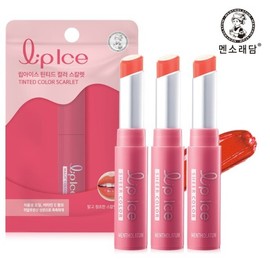 Menseureitam 립아이스 틴티드 컬러 스칼렛 2g x3개 Lip Ice Tinted Color Scarlet 2g x3 pieces