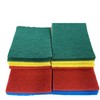 16 Coloured Scouring Pads | 2 Packs of 8 Sponges