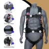 AFP American Flag Demon Fall Protection Ergonomic Comfort Safety Harness,