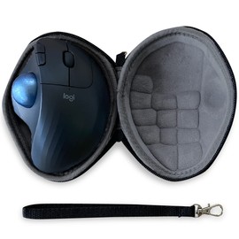 Logicool ERGO M575GR / M575S Protective Storage Case Trackball Mouse Wireless Bluetooth Wireless Mouse (Black)