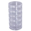 Diamond Storage Box Bead Storage Containers Clear Plastic Cylinder Bead