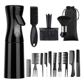 Kit De Herramientas Y Peines Para Peluquería Con Vaporizador