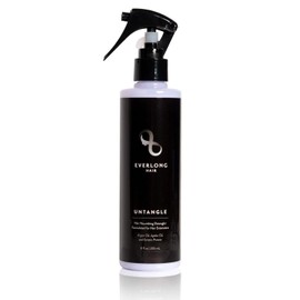 everlong Acondicionador Desenredante Desenredante Desenredante para Extensiones de Cabello y Pelucas, Infundido Con Proteína de Queratina, Aceite de Argán y Jojoba, Seguro para Todo Tipo de Cabello, I