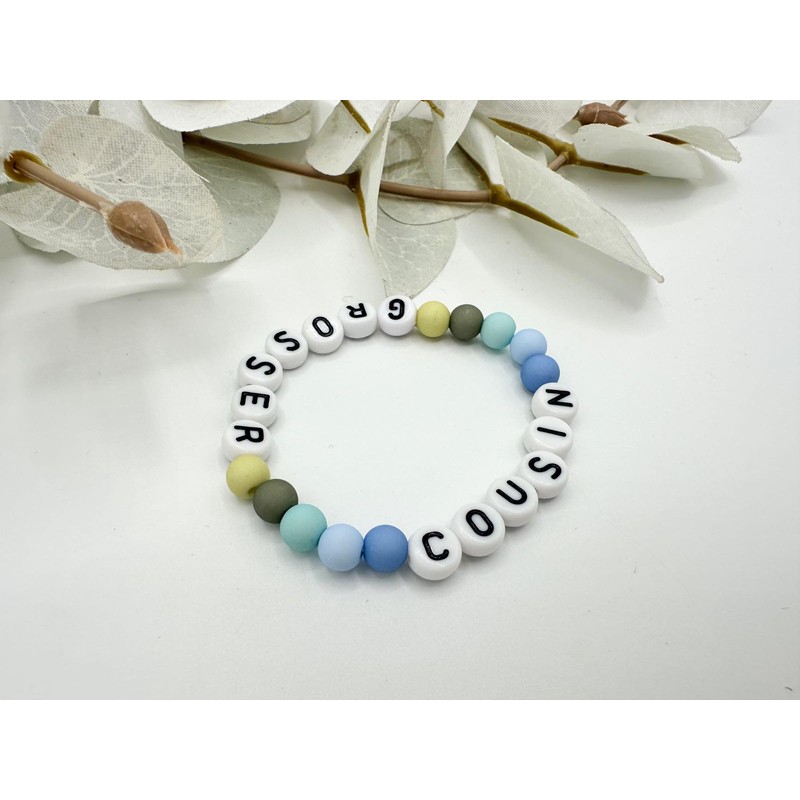 Du wirst großer Cousin Armband für Kind Kinderarmband Geschenk für
