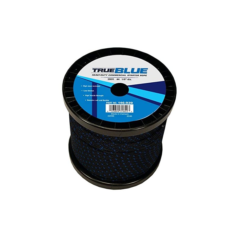 Stens 200' Starter Rope 146-939#4 Solid Braid