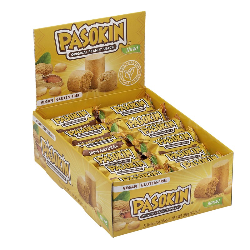 PASOKIN | Original Peanut Butter Snack | Gluten Free, Vegan,