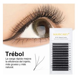 Blister Masscaku Prearmado Volumen 3d W Shape 8-15mm Mix