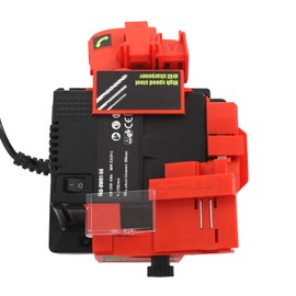 FIPINIXK Multifunctional Sharpening Machine Universal Sharpening Station Chisel Sharpener Adjustable Angle 15-50° Electric Chisel Planer Sharpener 110-120V 60Hz 96W Emery Grinding Wheel