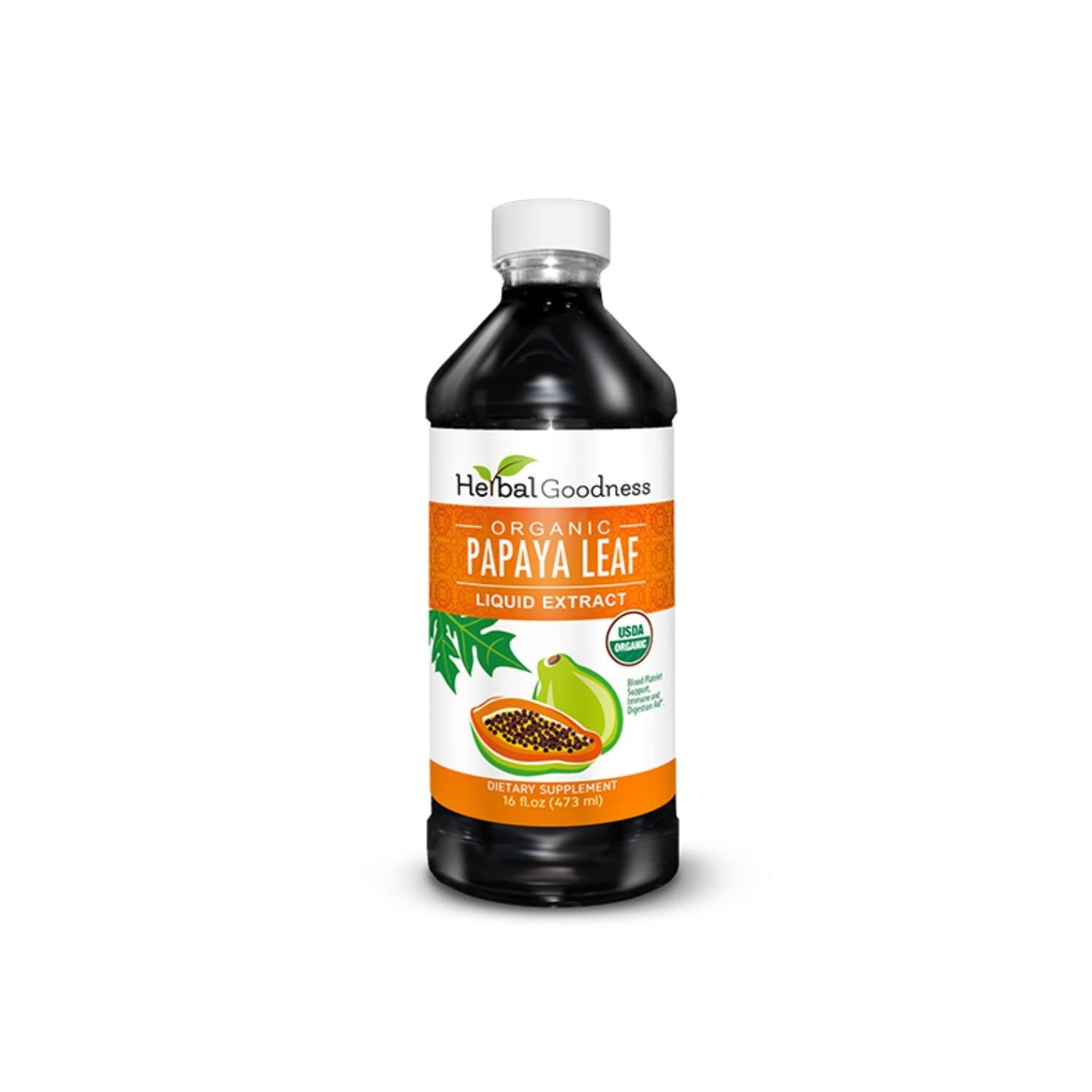 Papaya Leaf Extract Platelet Support 15X Blood Platelet Boost, Bone