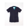 Medical Women's Scrubs Navy+Turquoise Size: S RF-5122 Nagi Leven