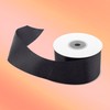 50mm Double Satin Black 25 Metres Ribbon Thickness 5cm Wedding