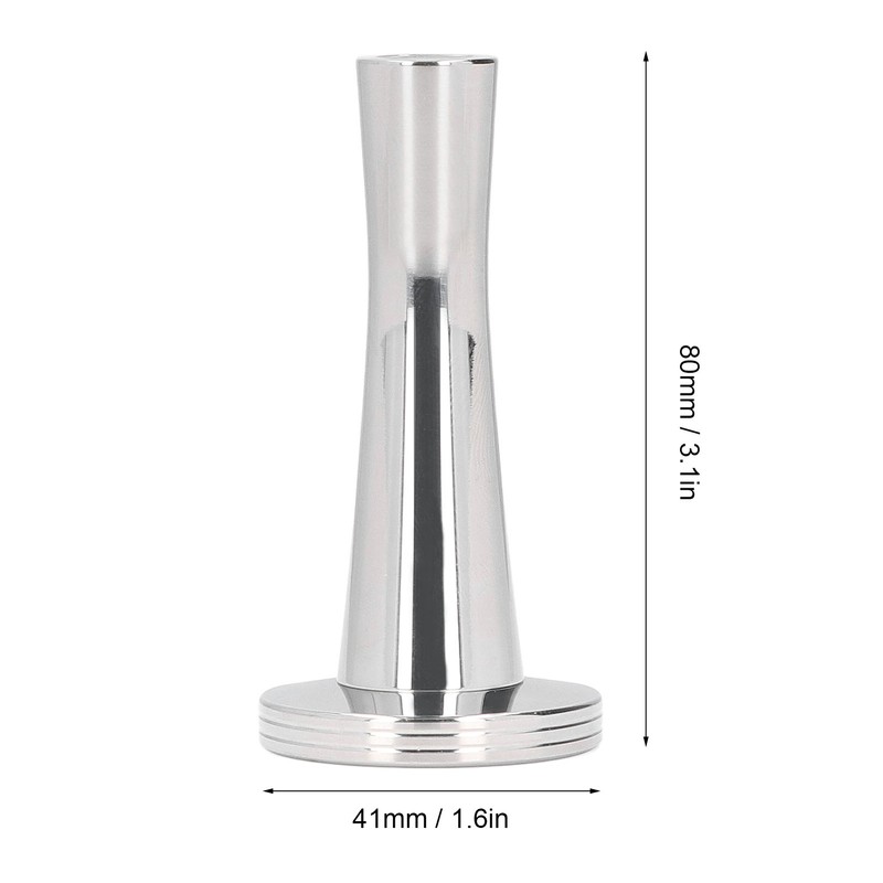 41mm Flat Base Coffee Tamper Stainless Steel Coffee Powder Hammer