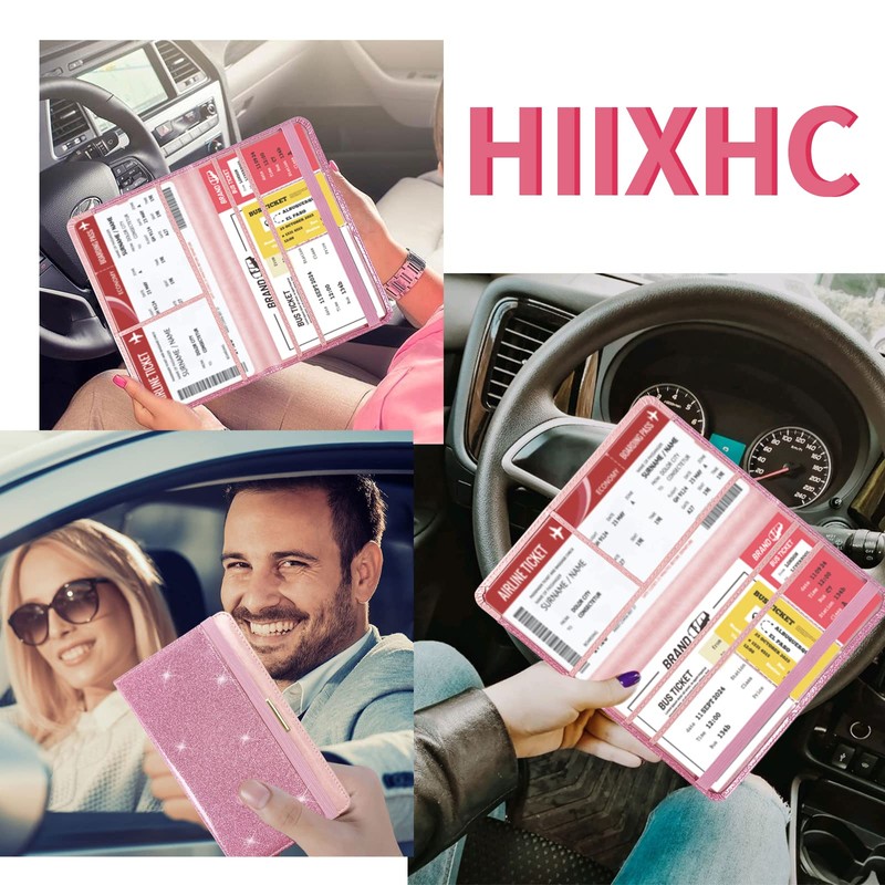 Car Registration and Insurance Card Holder - Leather Vehicle Glove
