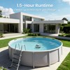 AIPER Cordless Robotic Pool Vacuum, Self-Parking Technology, Portable, Ideal for