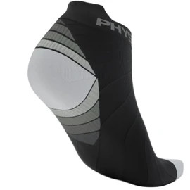 Physix Gear Plantar Fasciitis Compression Socks for Women & Men, Ankle Compression Socks, Arch Support Socks, Compression Foot Socks, Running Compression Socks, Travel Socks, Socks, Black/Grey, S/M