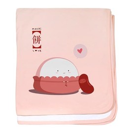CafePress Mochi Love Baby Blanket, Super Soft Newborn Swaddle