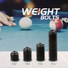 KONLLEN 4 Pieces of Billiards Cue Stick Weight Bolts Adjustable