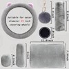 Silence Shopping 9 Pack Cute Bear Fluffy Steering Wheel Cover
