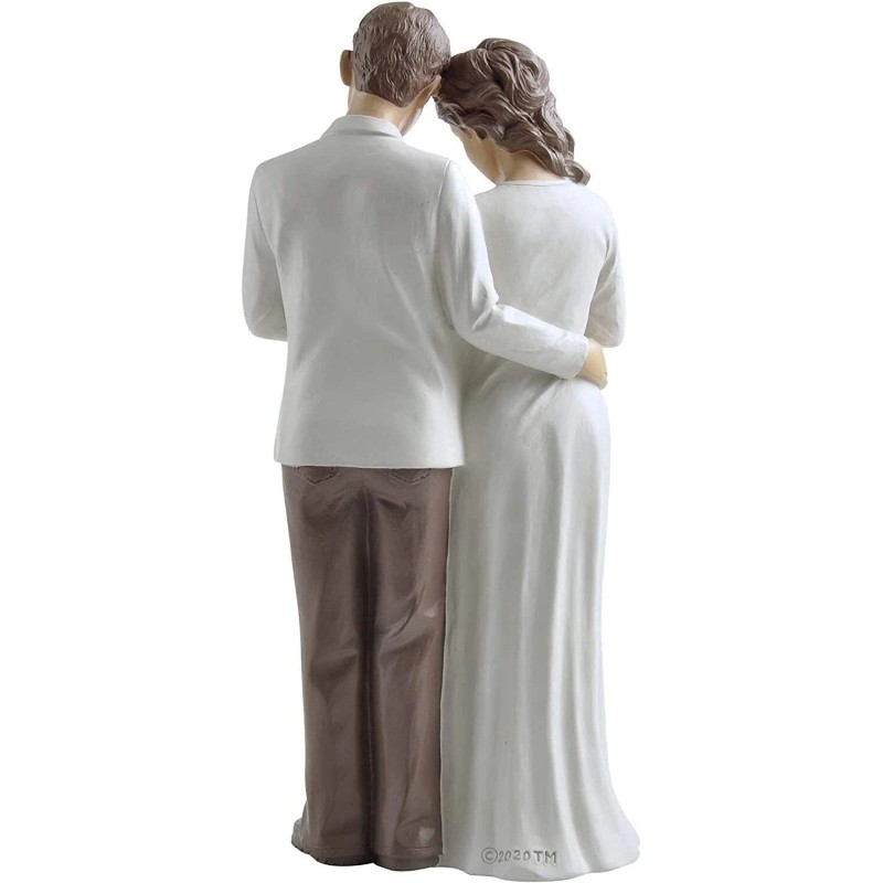 Husband & Wife Praying Couple Statue Sculpture - Husband Wife