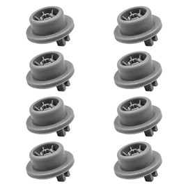 8PCS Dishwasher Wheels Lower Basket for Bosch Kenmore & Neff Siemens Dishwashers Replacement Part No.165314