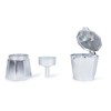 6 Cup Espresso Coffee Maker – Durable Aluminum, Fast Brewing,