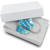 TheDisplayGuys - 25-Pack #99 Cotton Filled Cardboard Paper Jewelry Boxes