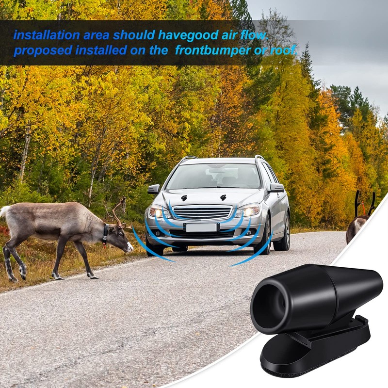Frienda 50 Pieces Deer Whistles for Vehicles Avoids Collisions, Deer