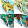 Unbranded 10Pcs Gradient Geometric Floral Nail Art Foil Marble Design