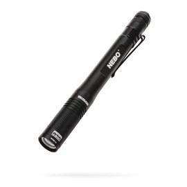 6713 NEBO INSPECTOR 180 lumen waterproof pocket stylus pen light with clip for compact EDC,Black