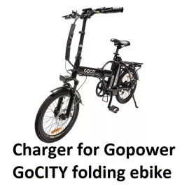 coming data power supply battery charger for GoPowerBike GOcity folding  ebike