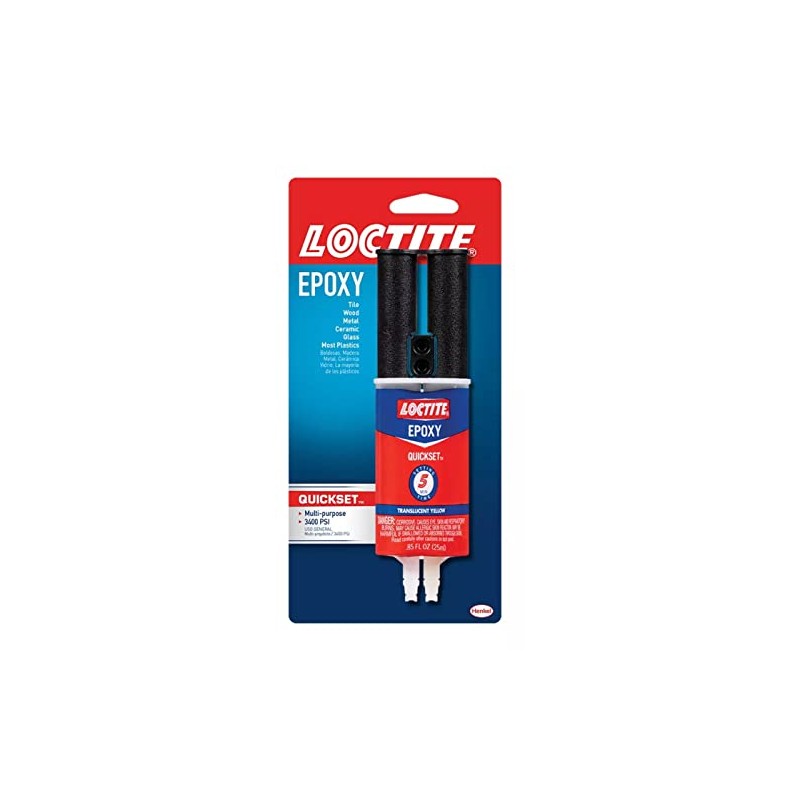 Loctite Epoxy Quick Set, 25 ml, 8 Pack, Syringe