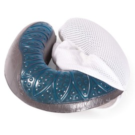 North American Wellness Spot of Comfort Neck Support Memory Foam Pillow - Charcoal Infused