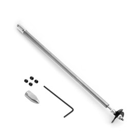 Fielect Drive Shaft w Propeller and Universal Joint for RC Boat, L300mm Shaft, L250mm Sleeve, D36mm Propeller, Fit for 4mm Motor Shaft