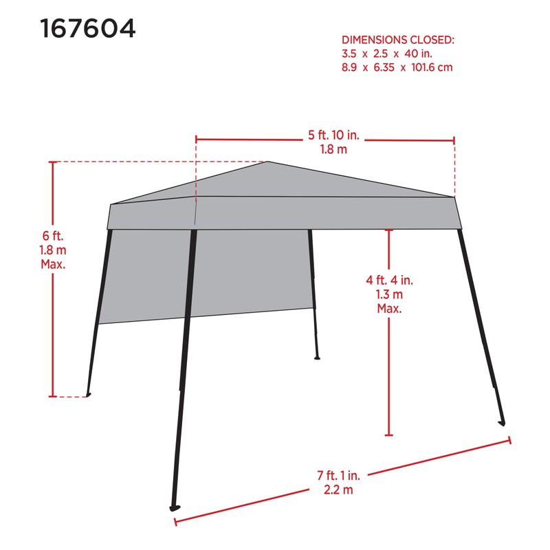 Tommy Bahama 7' x 7' Pop-Up Beach Shade, Compact and
