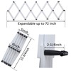 WEBI Accordion Wall Hanger,Wooden Expandable Coat Rack,Accordion Hat Rack for