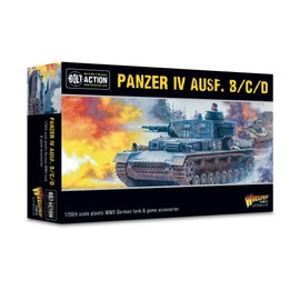 Warlord Games Panzer IV Version B/C/D - 1:56 / 28 mm Plastic Scale Model Tank for Bolt Action Highly Detailed World War 2 Miniatures for Tabletop Wargaming
