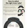 GLDYTIMES 10x3 Tire 255x80 80/65-6 Off-road Rubber Inner Tube Replacement