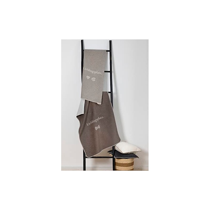 David Fussenegger [W0724] Pet Blanket Favourite Place Brown 90 x