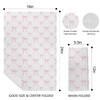 Kemingni Light Pink Coquette Bow Kitchen Towels, Preppy Pink Bow