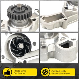 Water Pump Replacement for 49044-2066 with Gasket Compatible with Kawasaki Engine FD590V FD611V FD620D FD661D Mule 2500 2510 2520 3000 3010 3020 4000 4010