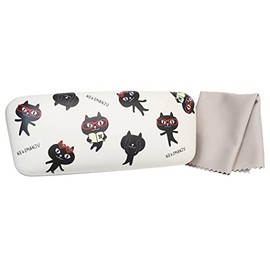 Friends Hill [Glasses Case] Glasses Case / Cat Man FRIENDSHILL Friends Hill Hard Type Gift Goods Mail Order, Ivory
