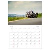 Motorcycle racing (Monthly Wall Calendar 2025 11.7" x 16.5" (open)),