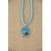 Beach Sand & Shark Tooth Vegan Suede Necklace