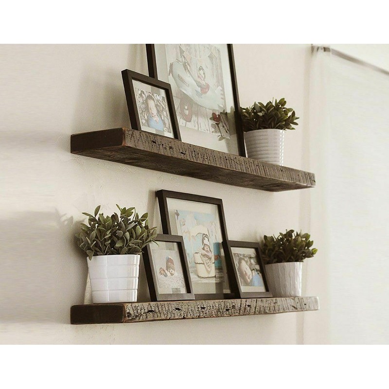 Heavy Duty Long Concealed/Invisible/Hidden Floating Shelf Support Brackets Oak Mantel