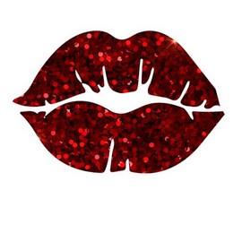Artistic Lips-833 Sticker Decals, Laptop, Home Decoration, Car, Truck, Funny, Tumblr, Motorcycle Helmet, Bumper Sticker, Made in The U.S.A.